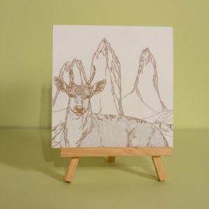 Atril + Lienzo huemul